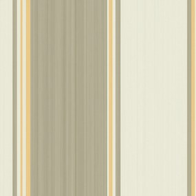 Papel de Parede Listrado amarelo e verde 0.52m x 3.00m