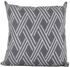 3 Capas para Almofadas Soft Veludo Geométrico Cinza 43x43cm