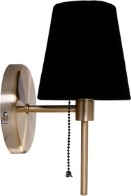 Arandela Aluminio String - PRETO