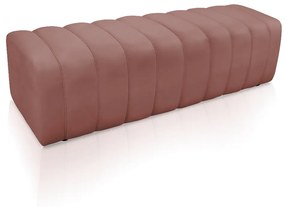 Calçadeira Olivia Queen 160 cm Veludo - D'Rossi - Rose