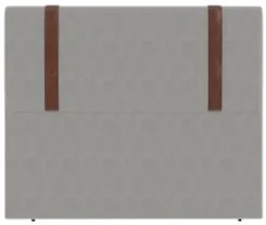 Cabeceira Cama Box King 193cm Estofada Glory Saturno Cinza Z04 - Mpoze