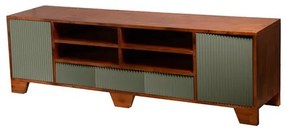Rack Lines Verde 02 Portas 03 Gavetas 04 Nichos - 78028 Sun House