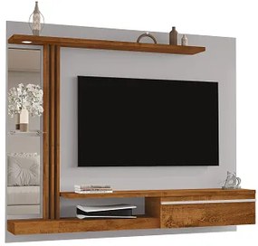 Painel Denver Off White/Naturalle - Bechara Móveis