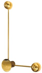 Arandela Conchiglia 2Xpci Led 5W 37X63X9Cm | Usina 5797/41E (BT - Branco Texturizado, 110V)