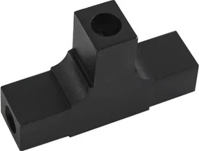 Juncao T Aluminio Para Sistema De Sobrepor Fit15 - PRETO