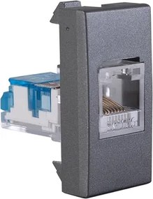 Modulo De Tomada Rede Rj45 Grafite Inova Pro Class