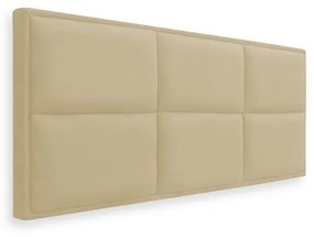 Cabeceira Painel Cama Box Solteiro 100cm Nina Suede Bege - Sheep Estofados - Bege