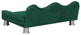 Cama Sofá Pet Meg Para Cães E Gatos Elegante e confortável Suede Verde Bandeira
