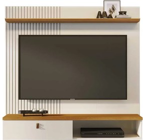 Bancada Suspensa Blitz MDP Pintura UV 1 Porta Basculante até 55 Cinamomo/OffWhite G97 - Gran Belo