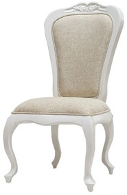 Cadeira Antique com Capitonê - Branco  Kleiner