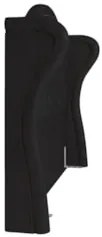 Cabeceira Cama Box Casal King 195cm Antibes Z37 Sintético Preto - Mpoz