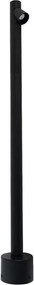 Balizador Led Alumínio Preto 4w 38° 3000k 90cm Ip65 Way