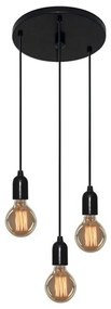 Lustre Luminária Retro Md-4162/3 Suporte Para Lâmpada / Não Inclusa - Bivolt