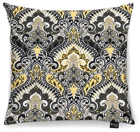 Capa para Almofada Tecido Estampado Arabesco Amarelo D77 45x45 cm - D'Rossi