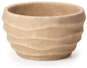 Cachepot em Cimento Bege - 10x23