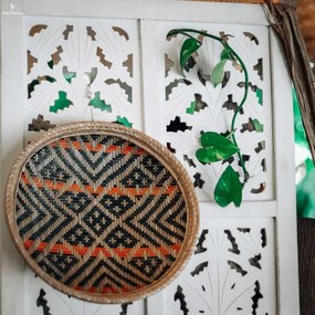 Balaio Étnico Decorativo | Fibra de Arumã