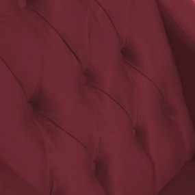 Poltrona Classic Suede Bordô Pés Palito Sala, Quarto, Decoração