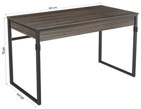Mesa Escrivaninha para Computador 1 Gaveta Industrial Aço
