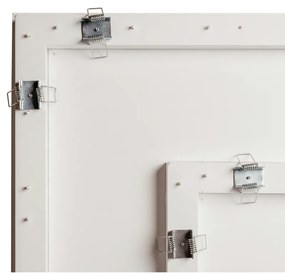 Embutido Convert Pro Duplo 62X62X05Cm 73,6W Led Bivolt | Usina 19221/6... (BT - Branco Texturizado, 4000k)
