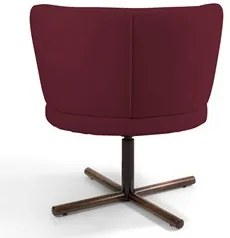 Kit 2 Poltronas Decorativas Melissa Base Xis Giratória Veludo C-278 Ma