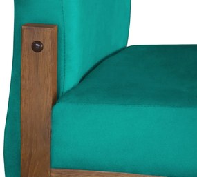 Cadeira de Jantar Helena Suede Azul Tiffany - Decorar Estofados
