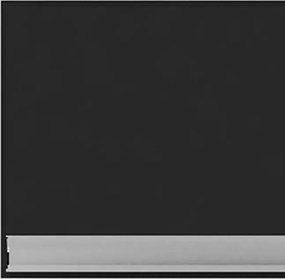 Armário Cozinha Aéreo Geladeira 60cm Basculante Leticia Preto A01 - D'Rossi