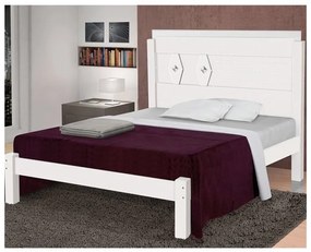 Cama Lívia Casal Branco – Carmolar Móveis