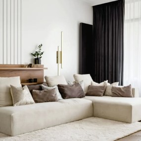 Arandela Lineare Duo 78X18X07Cm Led 20W 3000K Bivolt Champagne Luz Dir... (CP-M = Champagne)