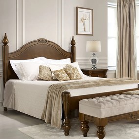 Cama Imperium Casal 1,38 Madeira Maciça
