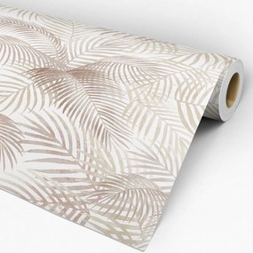 Papel de Parede Floral Folhas de Palmeira Vintage 0.52m x 3.00m