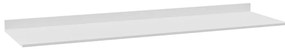Tampo para Balcão de Cozinha com Rodapé Torfi 180cm MDP/BP Branco G96 - Gran Belo