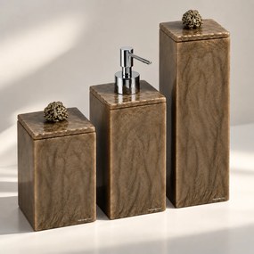 Conjunto 3 pçs Naturalle Pirita - Champagne - Cromado Cromado