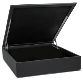 Base de Cama Box Bau Physical Corino Cinza Casal 138 cm (LARG) - 52586 Sun House
