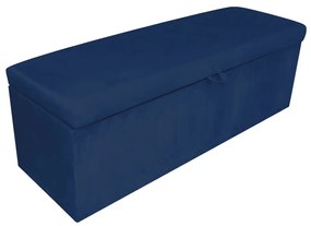 Calçadeira Clean 100 cm Suede D'Rossi - Azul Marinho
