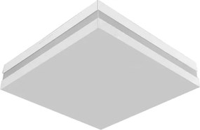 Plafon De Sobrepor Quadrado 36X36cm Bilbao - BRANCO