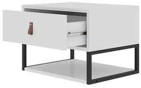 Mesa De Cabeceira Sigma Branco - Casa D Móveis
