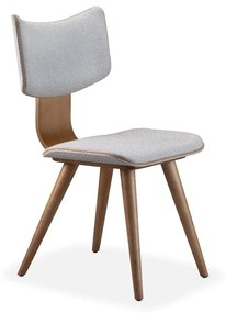 Cadeira Ilyana Estofada Estrutura Laminada Base com Laminado Melamínico