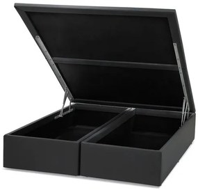 Base de Cama Box Bau Physical Corino Cinza Queen 158 cm (LARG) - 52587 Sun House