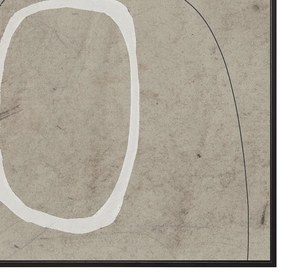 Quadro Decorativo em Canvas Branco e Cinza 60x90 cm - D'Rossi