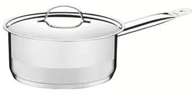 Panela Tramontina Professional Aço Inox 1,4 L com Tampa Plana e Fundo Triplo 16 cm