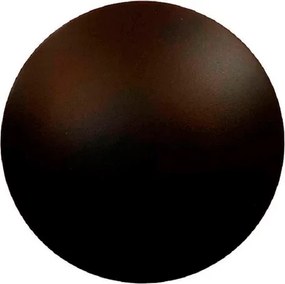 Arandela Aluminio Led 12W 2700K 127V 40Cm - PRETO