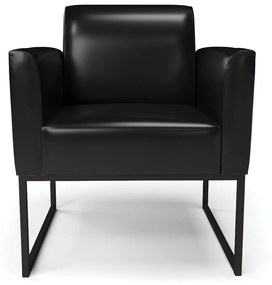 Poltrona Base Industrial Preto Marisa Corano D03 - DRossi - Preto