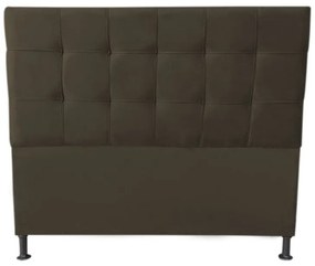 Cabeceira Cama Box Queen 160cm Maya Suede Marrom - Sheep Estofados - Marrom