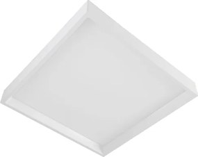 Plafon Led Sobrepor Quadrado 28w Branco 120&amp;#xB0; 3000k Deep