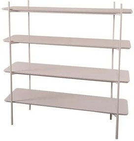 Estante Amalfi Aço Fendi Prateleira Laca Fendi 160cm - 77782 Sun House