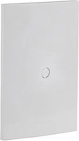 Placa Cega 4x2 Pl&amp;#xE1;stico Branco Com Suporte Inova Pro