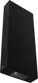 Arandela Led Aluminio Preto 15W 90Lm Ip65 3000K Wall Max