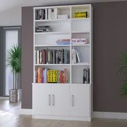 Estante Livreiro 3 Portas 5 Prateleiras com Nichos Legend F04 Branco -
