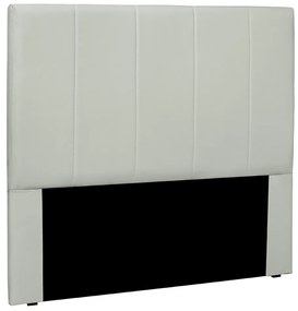 Cabeceira Decorativa Casal 1,40M Erza Veludo Prata G63 - Gran Belo