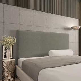 Cabeceira Painel Clean Para Cama Box Queen 160 cm Linho - D'Rossi - A26 Grafite